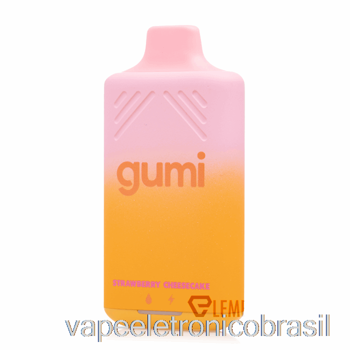 Vape Vaporesso Gumi Bar 8000 Cheesecake De Morango Descartável